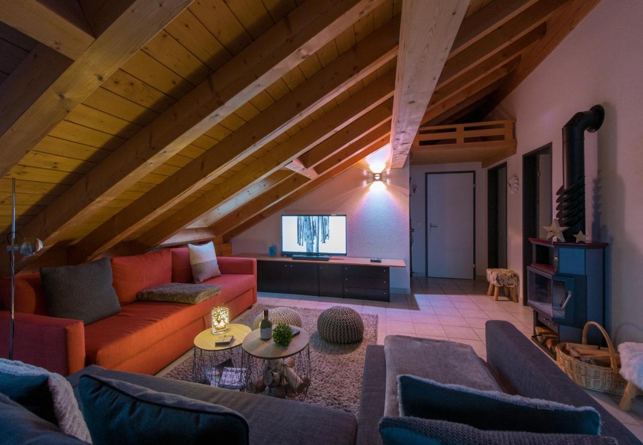 Chalet Rose Penthouse Wengen Exterior foto