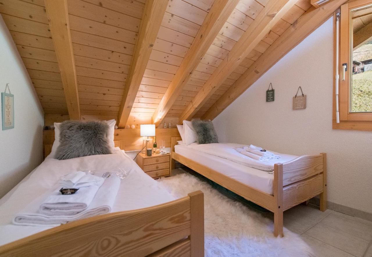 Chalet Rose Penthouse Wengen Exterior foto